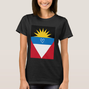 Camiseta Bandeira de Antígua e Barbuda Nati Orgulhosa