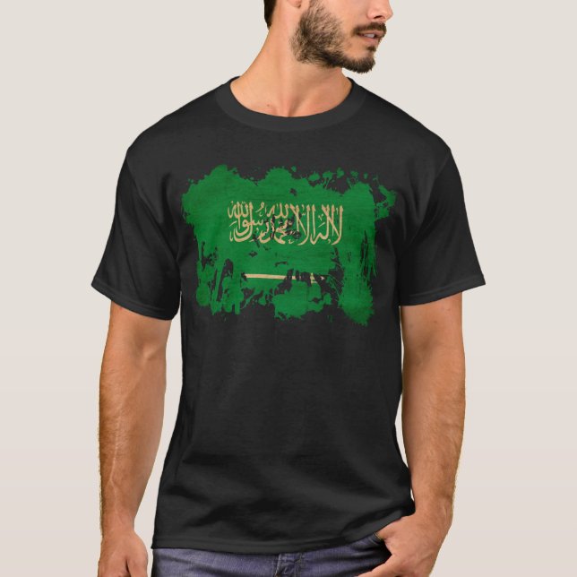Camiseta Bandeira de Arábia Saudita (Frente)