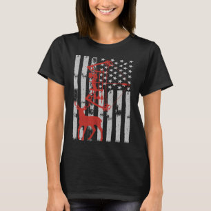 Camiseta Bandeira de arcos para Caçadores de Homens ou Mulh