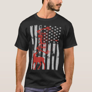 Camiseta Bandeira de arcos para Caçadores de Homens ou Mulh