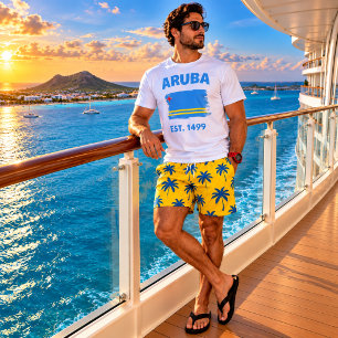 Camiseta bandeira de Aruba