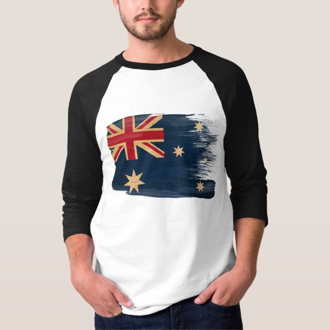 Camiseta Bandeira de Austrália (Frente)