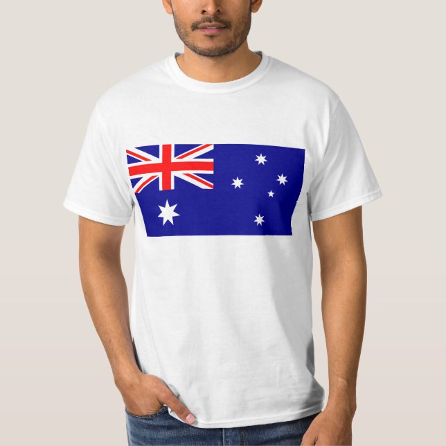 Camiseta Bandeira de Austrália (Frente)