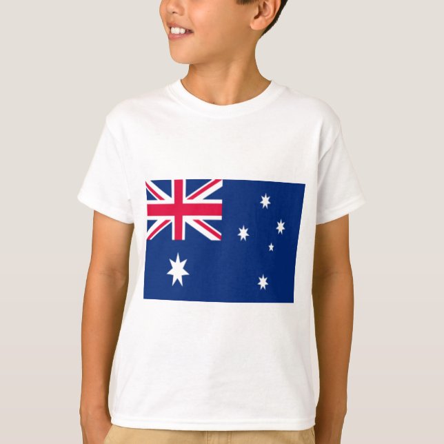 Camiseta Bandeira de Austrália (Frente)