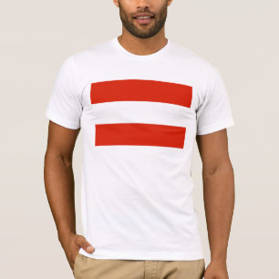 Camiseta Bandeira de Áustria