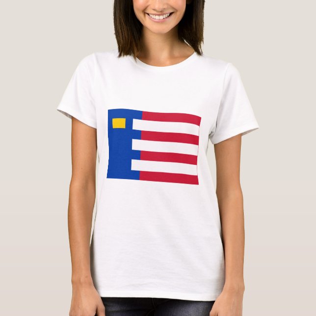 Camiseta Bandeira de Baarle-Nassau (Frente)