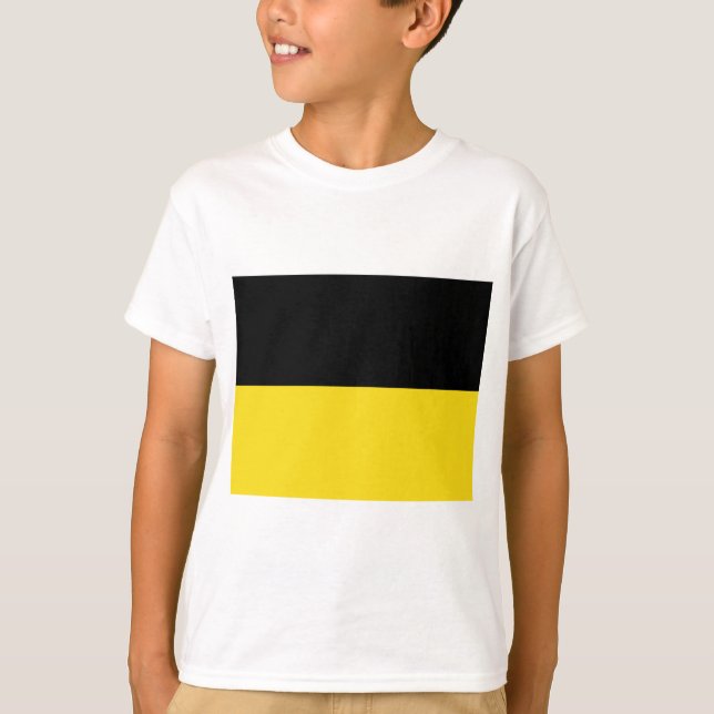 Camiseta Bandeira de Baden Württemberg (Estado alemão) (Frente)