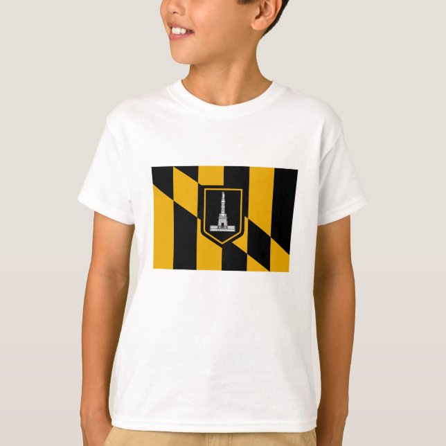 Camiseta Bandeira de Baltimore (Frente)