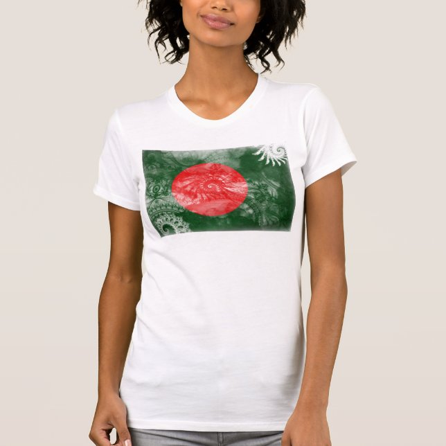 Camiseta Bandeira de Bangladesh (Frente)