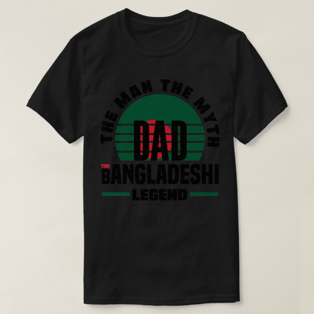 Camiseta Bandeira de Bangladesh, Bangladesh,9 (Frente do Design)