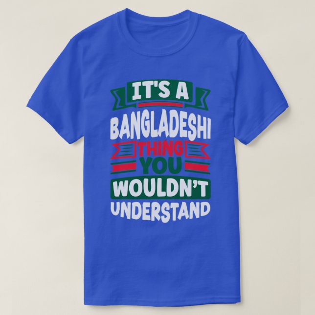 Camiseta Bandeira de Bangladesh, Bangladesh, Bangladesh, co (Frente do Design)