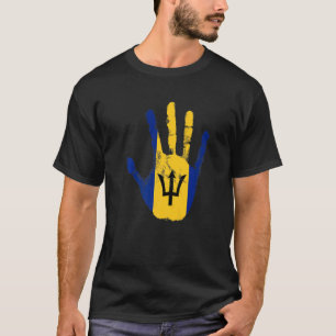 Camiseta Bandeira de Barbados Bridgetown Esporte Handebol F