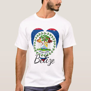 Camiseta Bandeira de Belize.