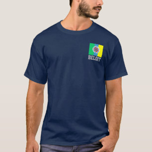 Camiseta Bandeira de Beloit, Wisconsin T-Shirt
