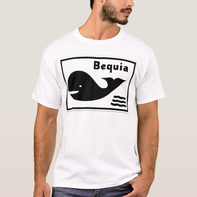 Camiseta Bandeira de Bequia (Frente)