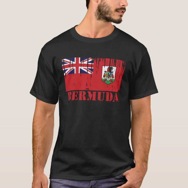 Camiseta Bandeira de Bermuda (Frente)