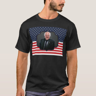 Camiseta bandeira de bernie sanders