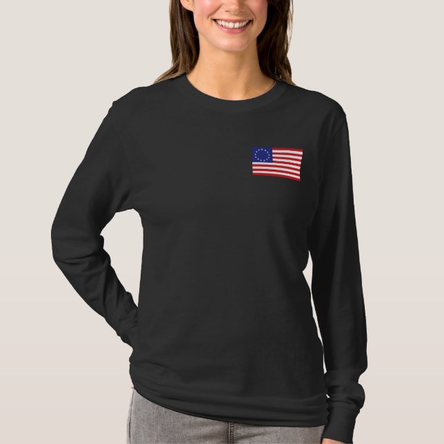 Camiseta Bandeira de Betsy Ross (Frente)