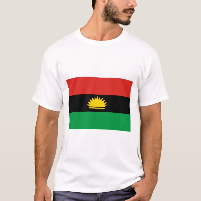Camiseta Bandeira de Biafra (1967-1970) (Frente)