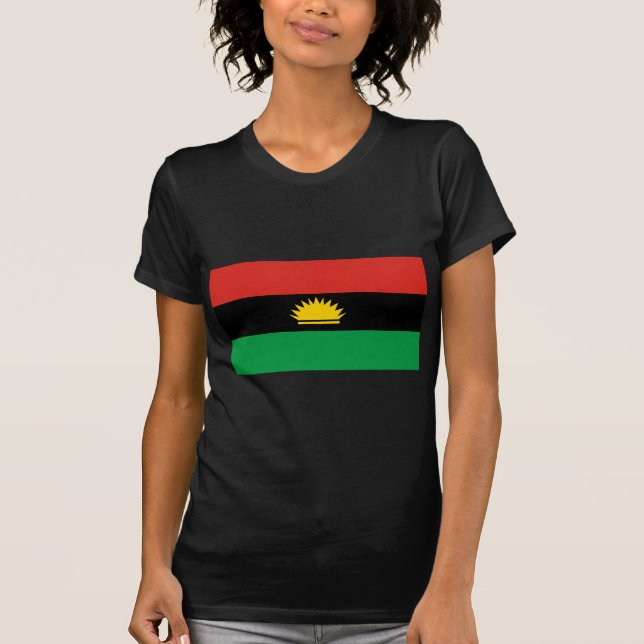 Camiseta Bandeira de Biafra (Bịafra) (Frente)