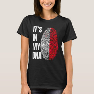 Camiseta Bandeira de Biometria de DNA de Impressão Digital