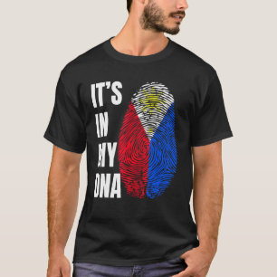Camiseta Bandeira de biometria de DNA de impressão digital