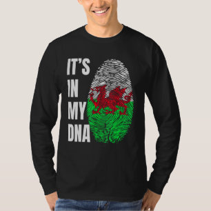 Camiseta Bandeira de biometria de DNA de impressão digital