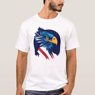 Camiseta Bandeira de Blad Eagle Americana