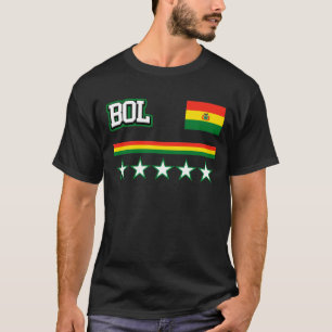 Camiseta Bandeira de Bolívia