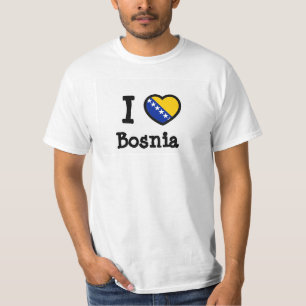 Camiseta Bandeira de Bósnia