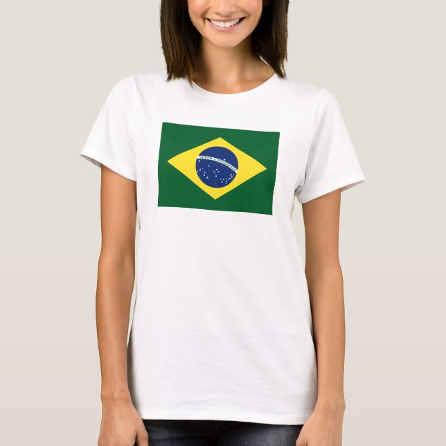 Camiseta Bandeira de Brasil (Frente)