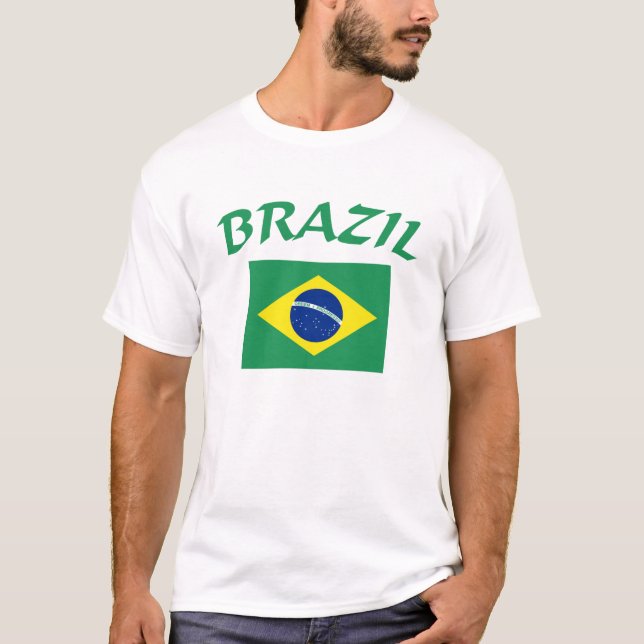 Camiseta Bandeira de Brasil (Frente)