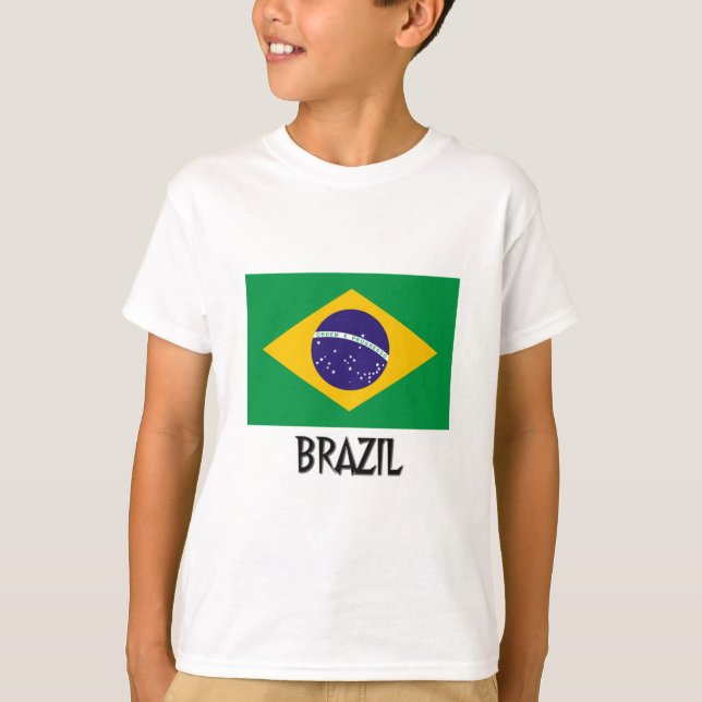 Camiseta Bandeira de Brasil (Frente)