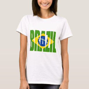 Camiseta Bandeira de BRASIL