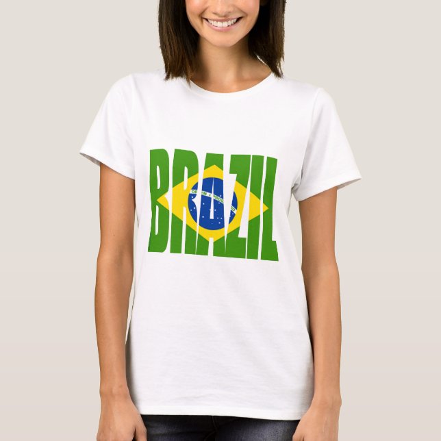 Camiseta Bandeira de BRASIL (Frente)