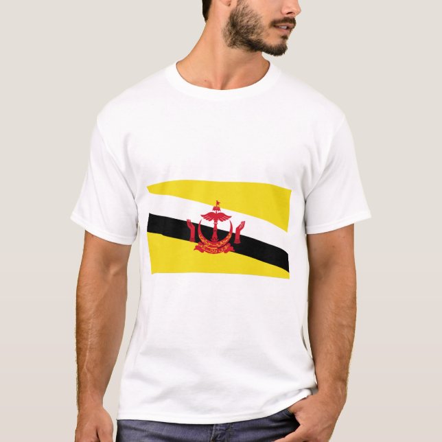 Camiseta Bandeira de Brunei (Frente)