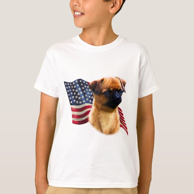 Camiseta Bandeira de Bruxelas Griffon (Frente)
