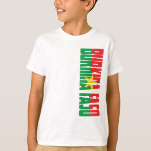Camiseta Bandeira de Burkina Faso