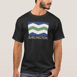 Camiseta Bandeira de Burlington, Vermont T-Shirt