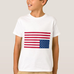 Camiseta Bandeira de cabeça para baixo dos EUA (sinal de