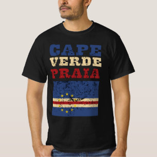 Camiseta Bandeira de Cabo Verde