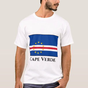 Camiseta Bandeira de Cabo Verde
