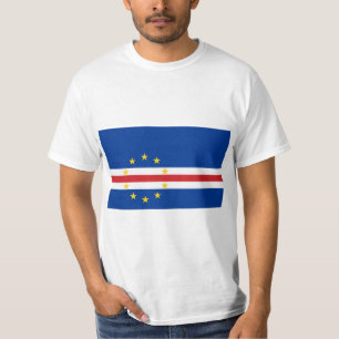 Camiseta Bandeira de Cabo Verde (Cabo Verde)
