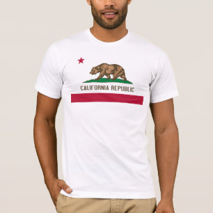 Camiseta Bandeira de Califórnia