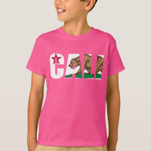 Camiseta Bandeira de Califórnia Cali