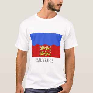 Camiseta Bandeira de Calvados com nome
