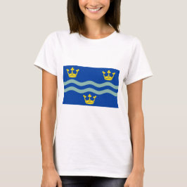 Camiseta Bandeira de Cambridgeshire (condado de Inglês)