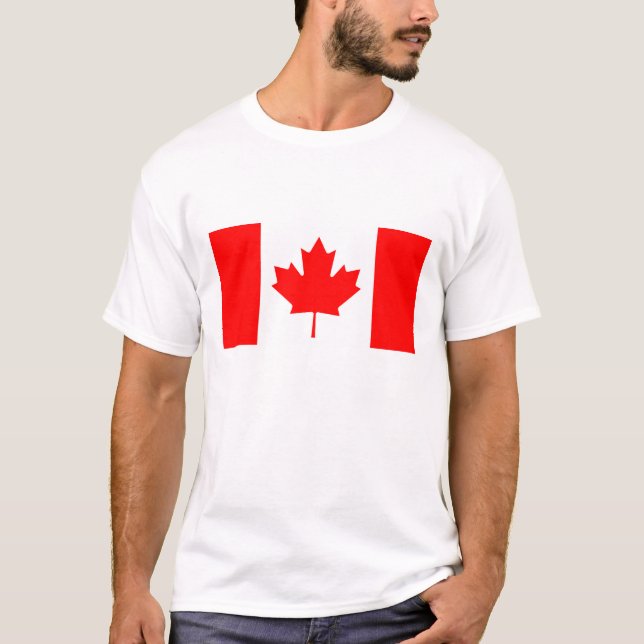 Camiseta Bandeira de Canadá (Frente)