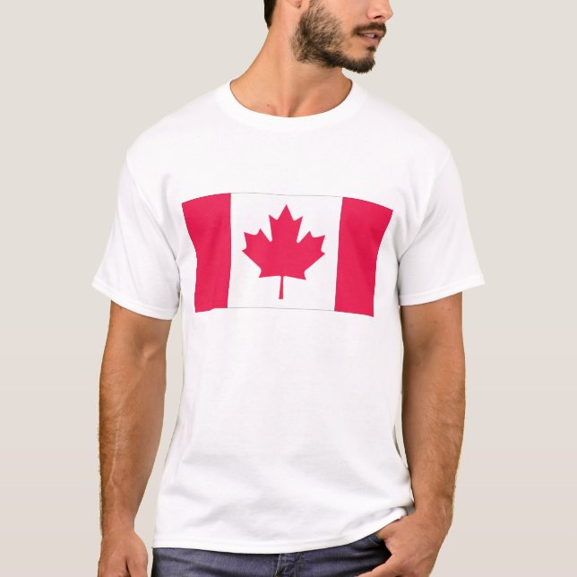 Camiseta Bandeira de Canadá (Frente)