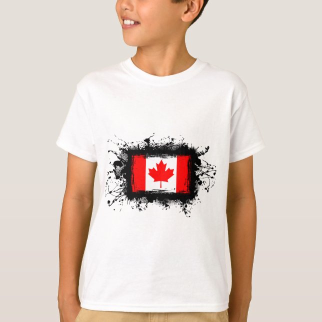 Camiseta Bandeira de Canadá (Frente)